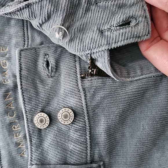 American Eagle Light Blue Flare Corduroy Pants - Womens Size 2/Regular - Picture 6 of 7